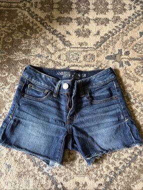 American Eagle Outfitters Indigo Denim Cutoff Shorts